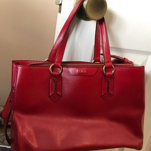 Ralph Loren Saffiano leather bag